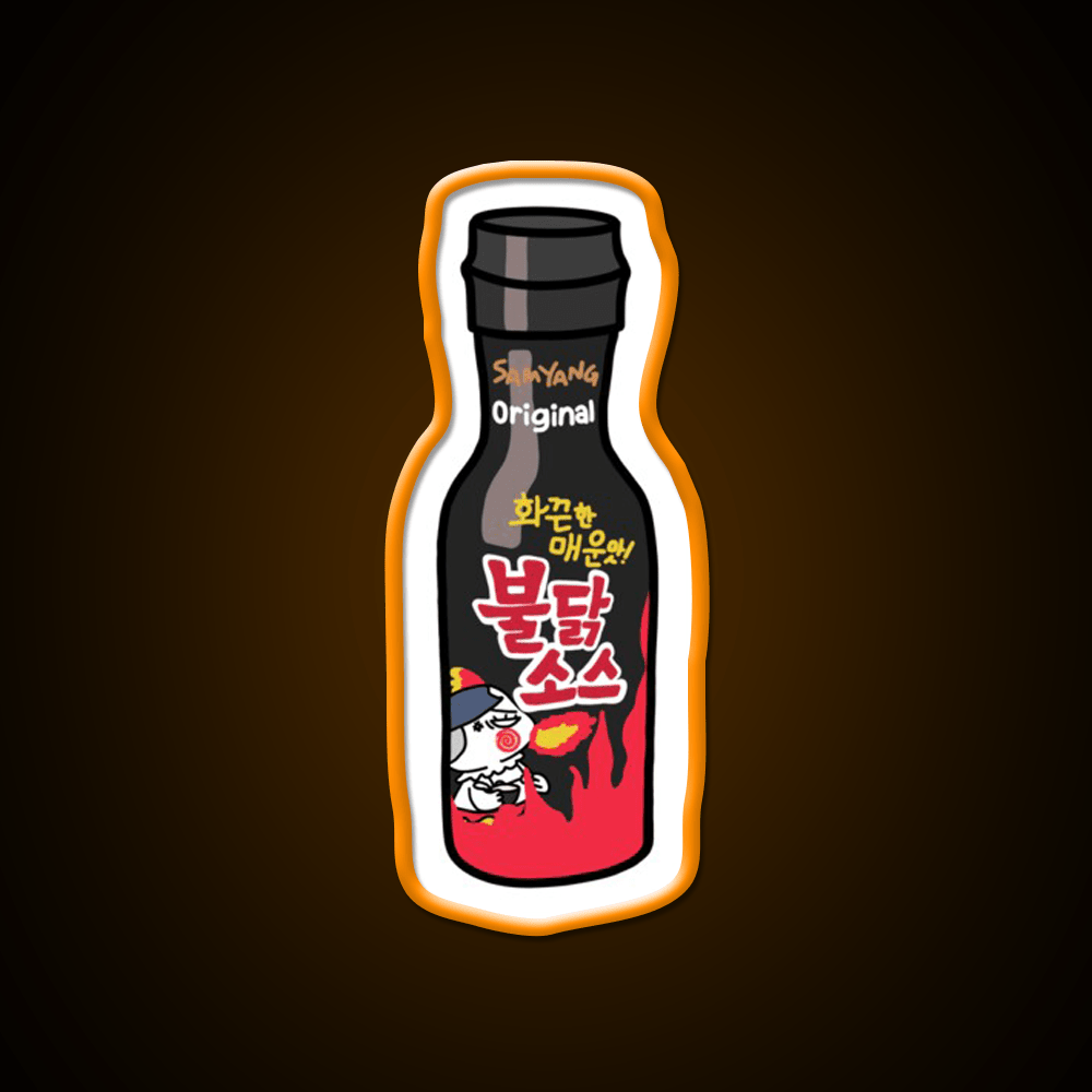 Buldak Sauce Snack Food Led Neon Sign Rgb Color - Shineneon
