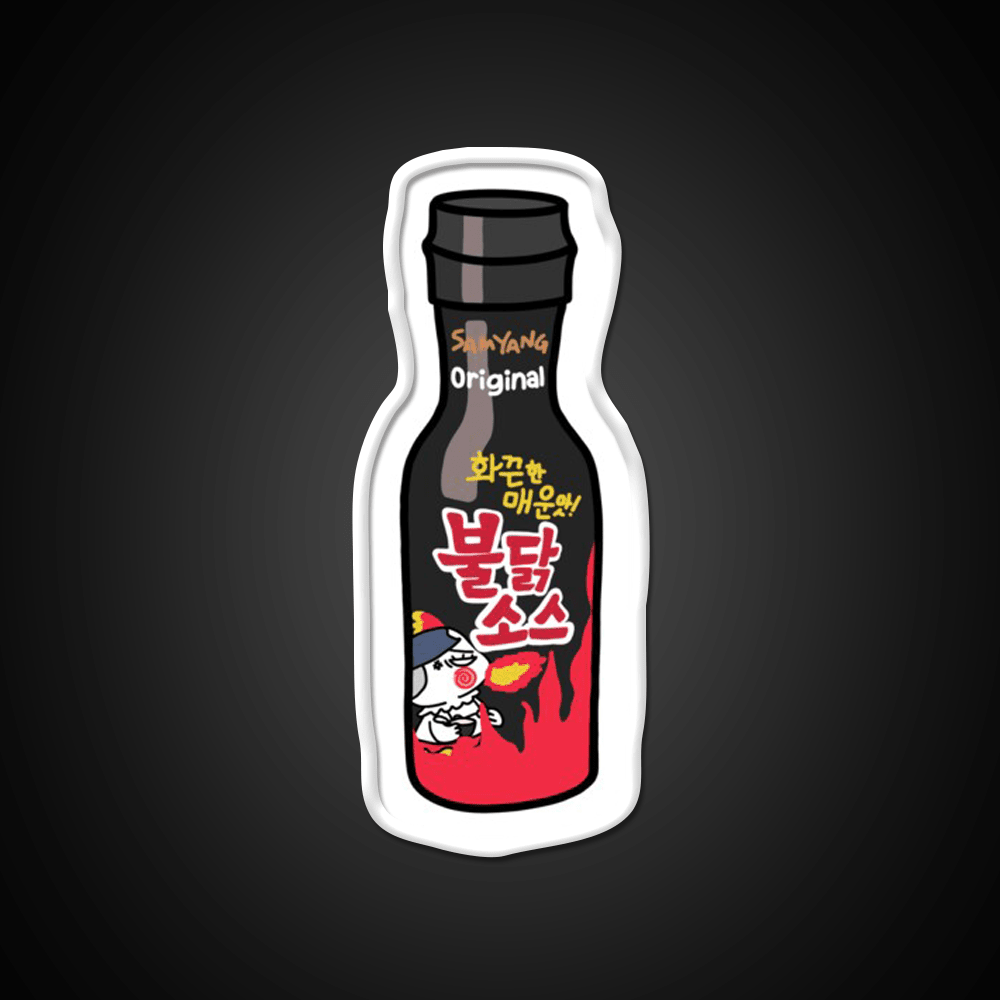 Buldak Sauce Snack Food Led Neon Sign Rgb Color - Shineneon