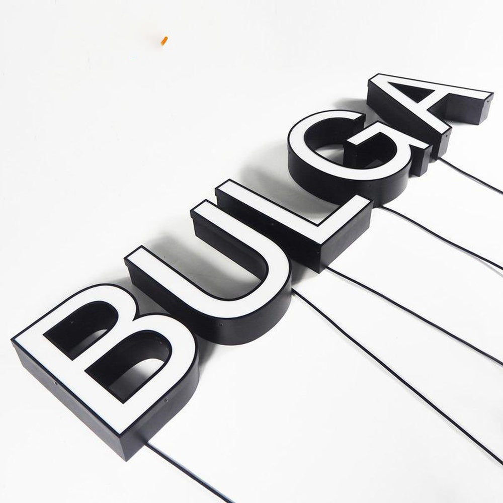 Bulga 3D Frontlit Letters Metal Led Sign