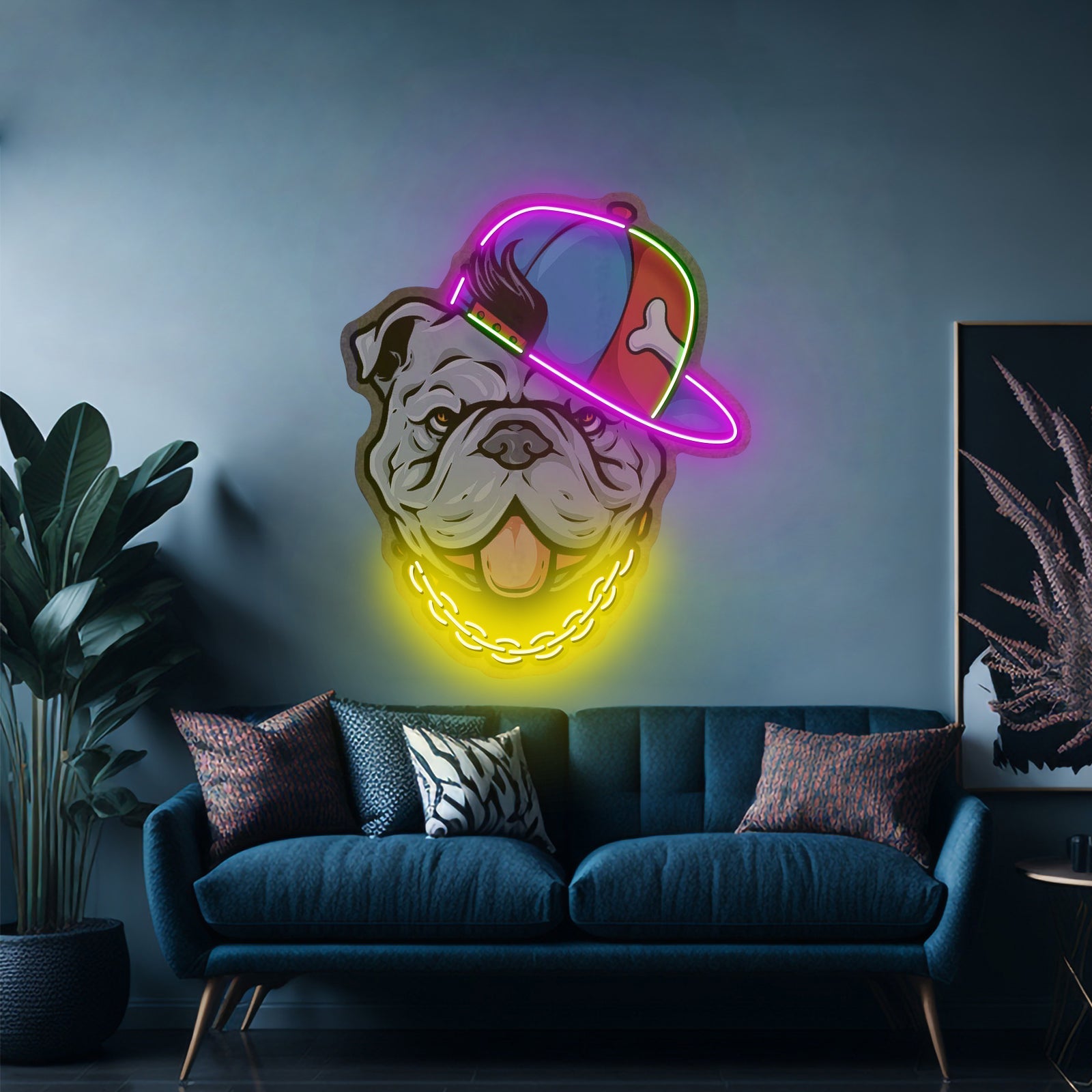 Bull Dog Led Neon Sign Light Custom Led Signs - Shineneon
