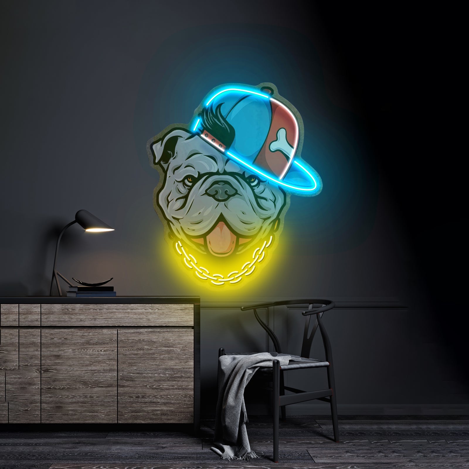 Bull Dog Led Neon Sign Light Custom Led Signs - Shineneon