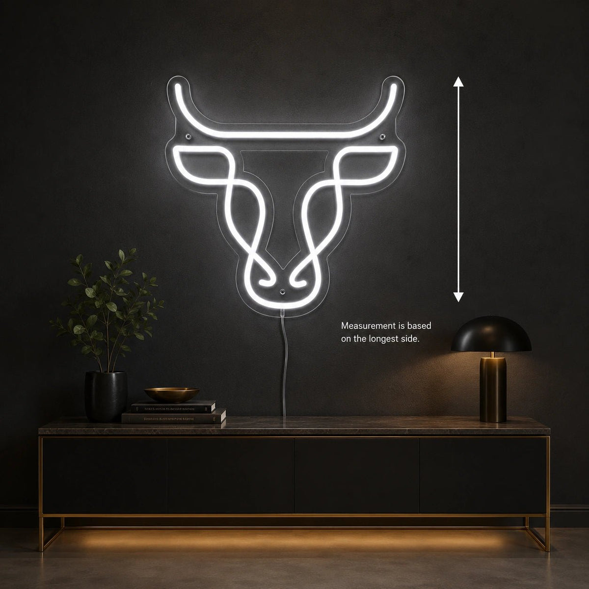 Bull Head LED Neon Sign Man Cave Neon Sign - Shineneon