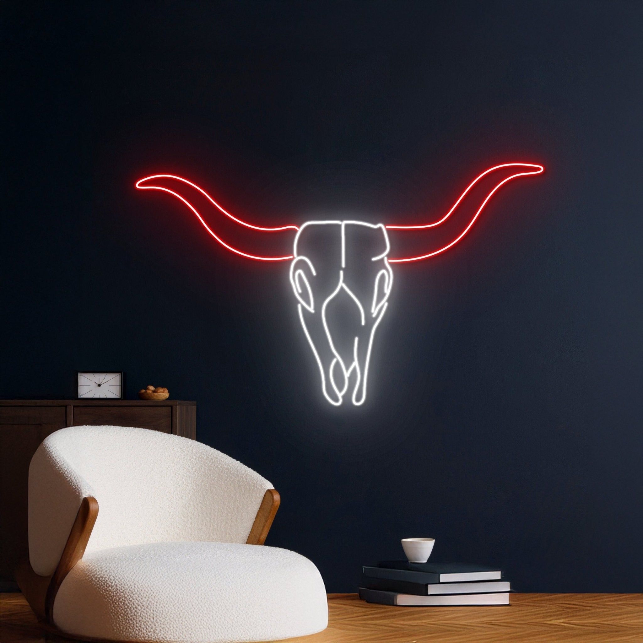Bull Skull Neon Sign - Shineneon