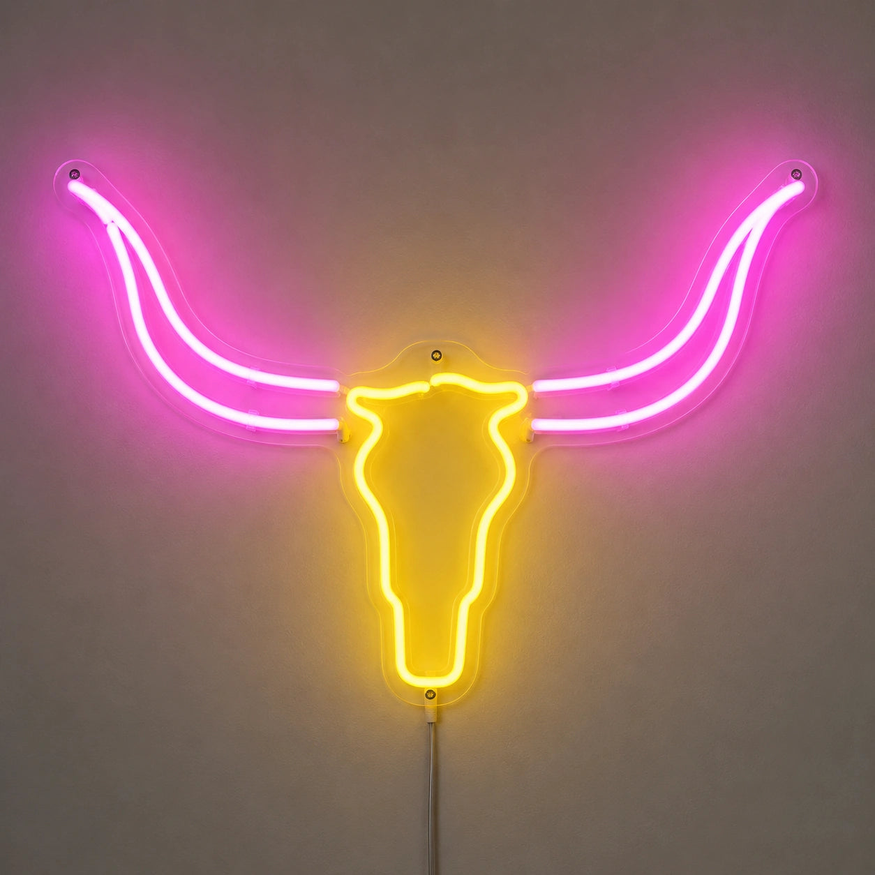 Bull Skull Neon Sign Wall Art LED Neon Sign main product image