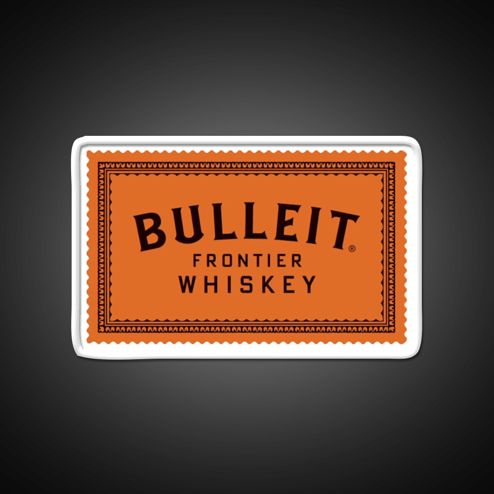 Bulleit Bourbon Whiskey Drink Bar Led Neon Sign Wall Art Rgb Color - Shineneon