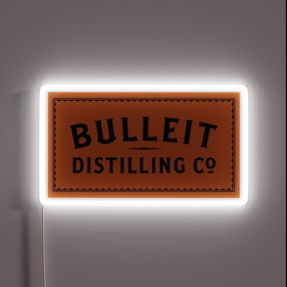 Bulleit Distilling Co Bourbon Rgb Led Neon Sign - Shineneon