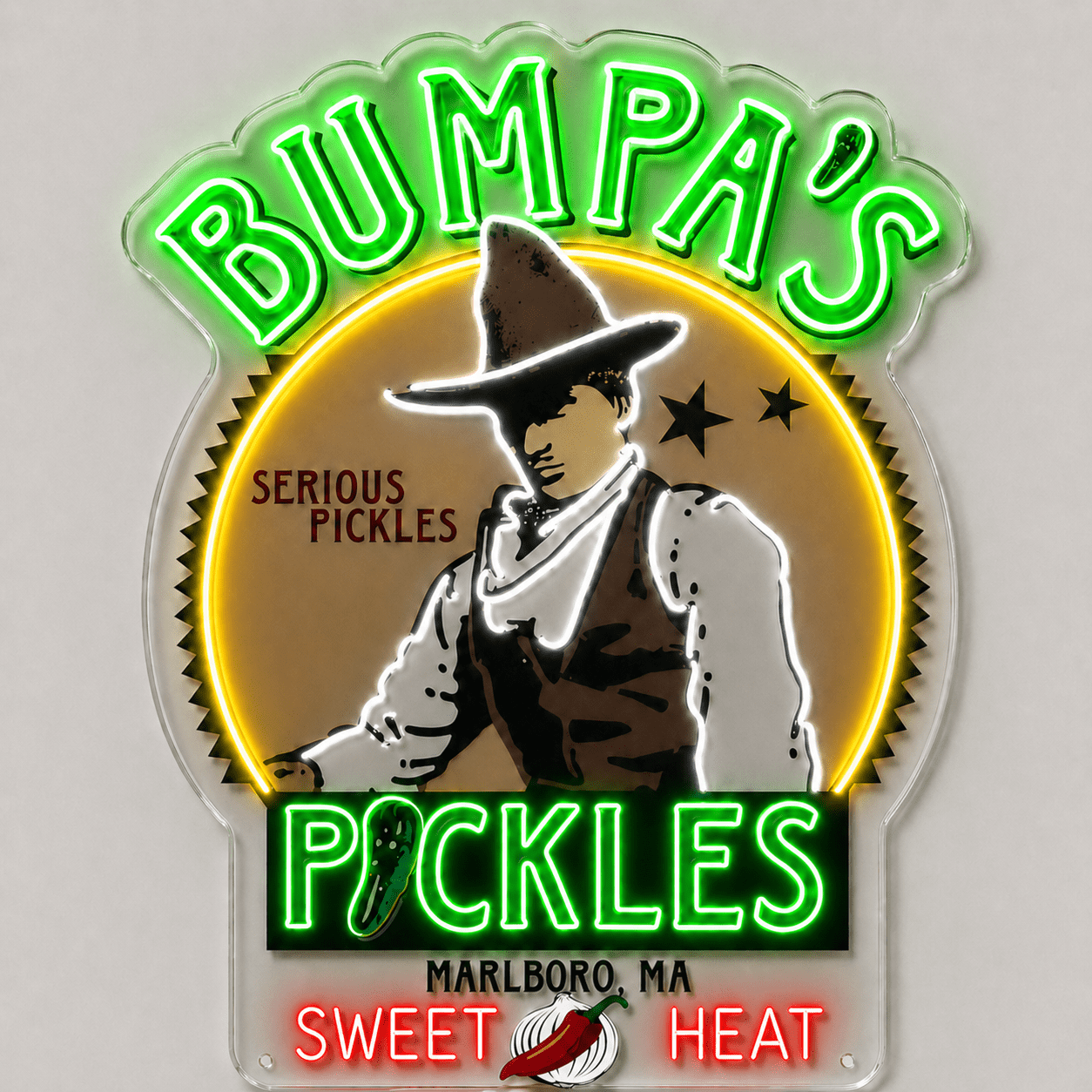 Bumpas Pickles Custom Led Neon Sign - Shineneon