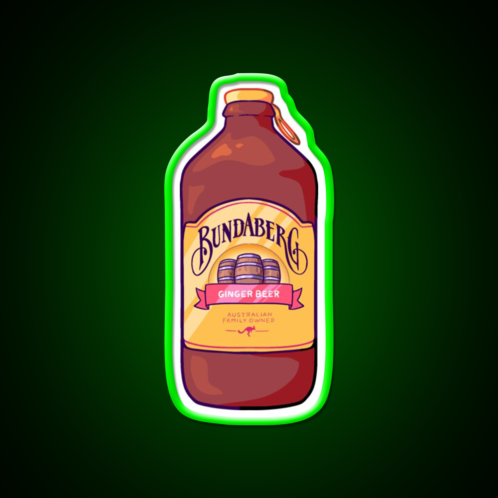 Bundaberg Ginger Beer Bar Decor Led Neon Sign Rgb Color - LED neon sign view 8