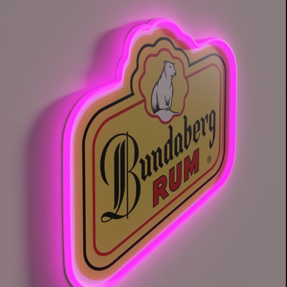 Bundaberg Rum Logo Rgb Led Neon Sign - Shineneon