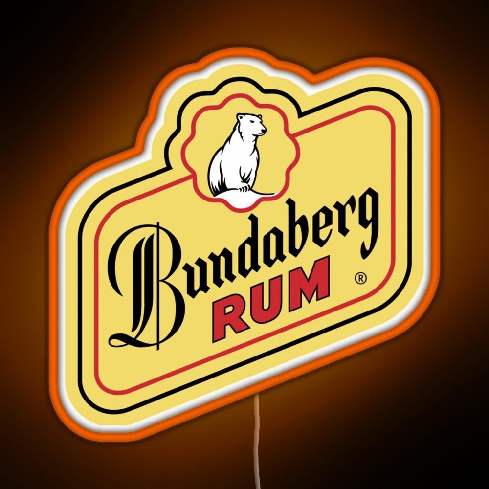 Bundaberg Rum Logo Rgb Neon Sign - Shineneon