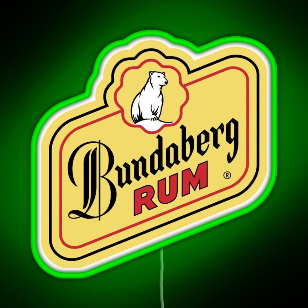 Bundaberg Rum Logo Rgb Neon Sign - Shineneon