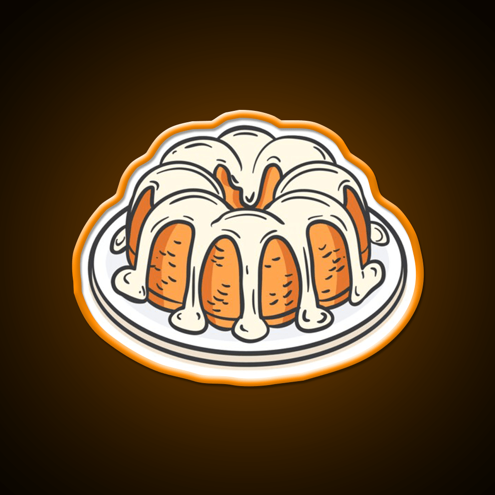 Bundt Cake Snack Food Led Neon Sign Rgb Color - Shineneon