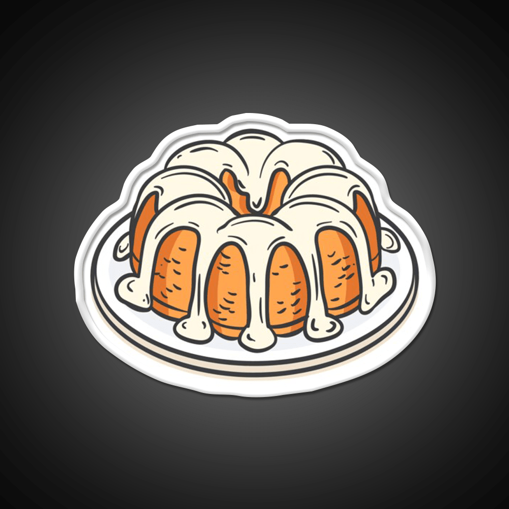 Bundt Cake Snack Food Led Neon Sign Rgb Color - Shineneon