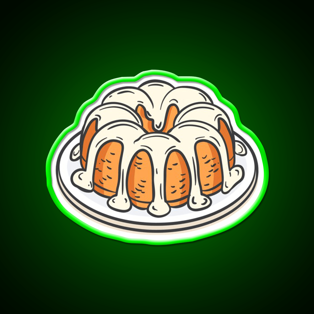 Bundt Cake Snack Food Led Neon Sign Rgb Color - Shineneon