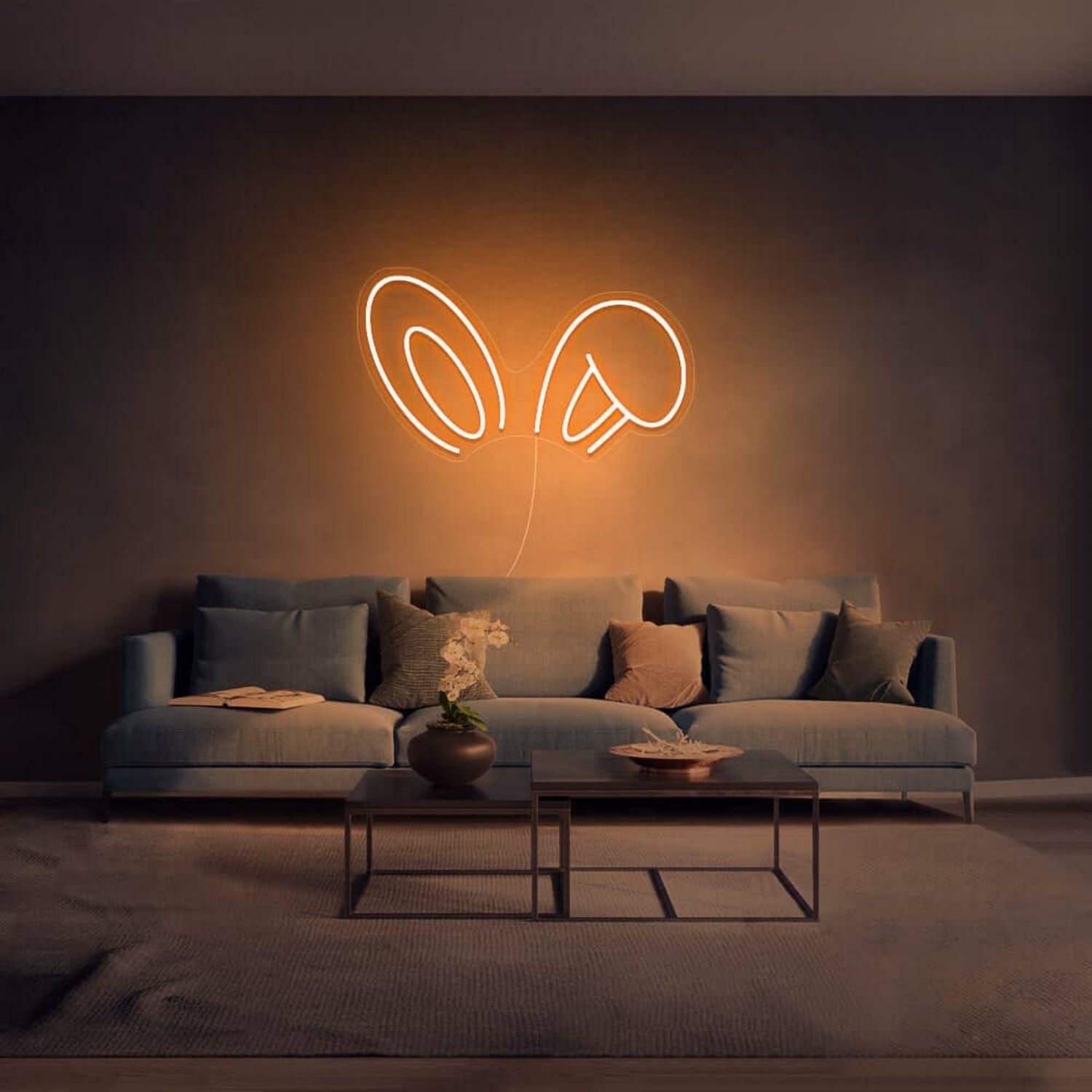 Bunny Ears Led Neon Sign - Shineneon