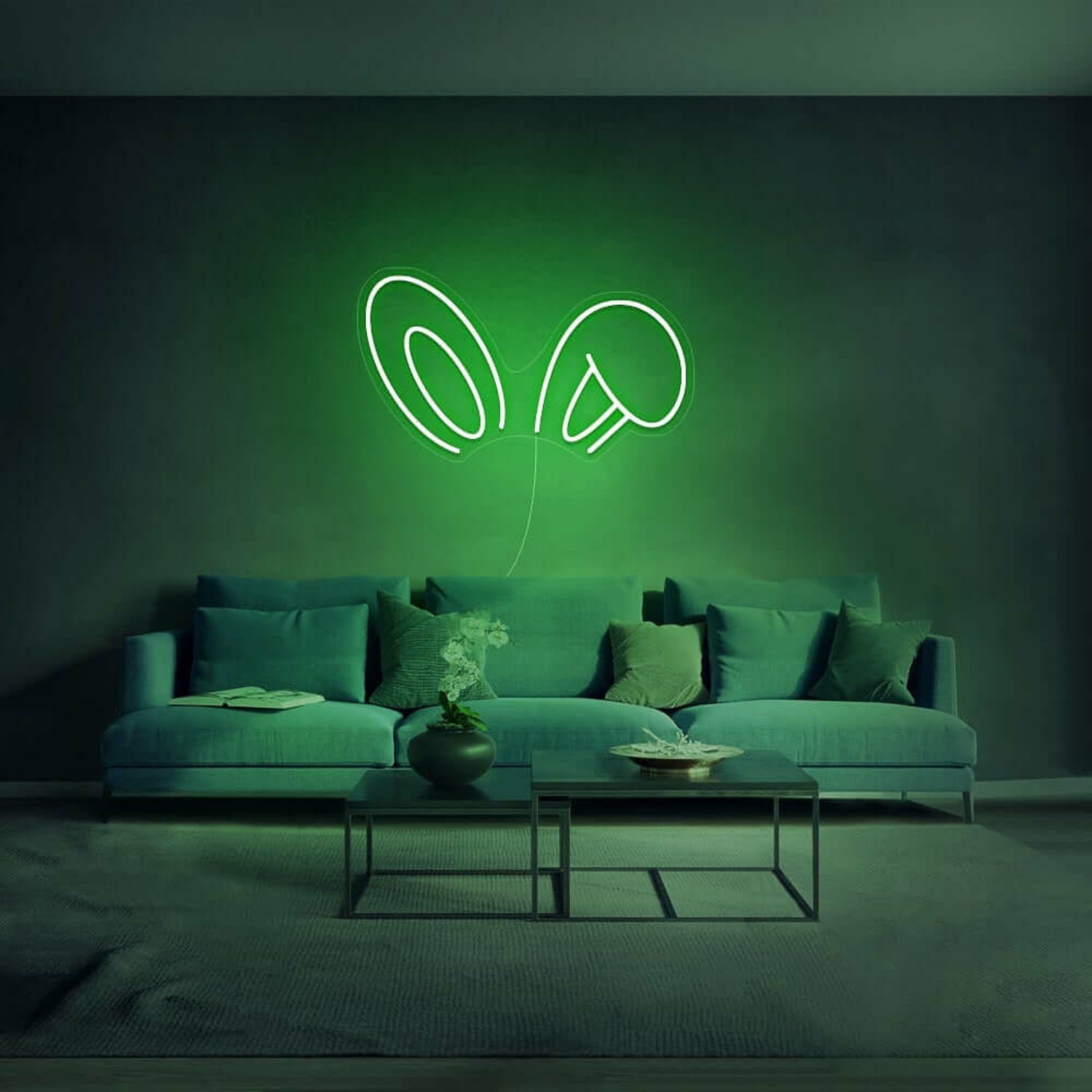 Bunny Ears Led Neon Sign - Shineneon