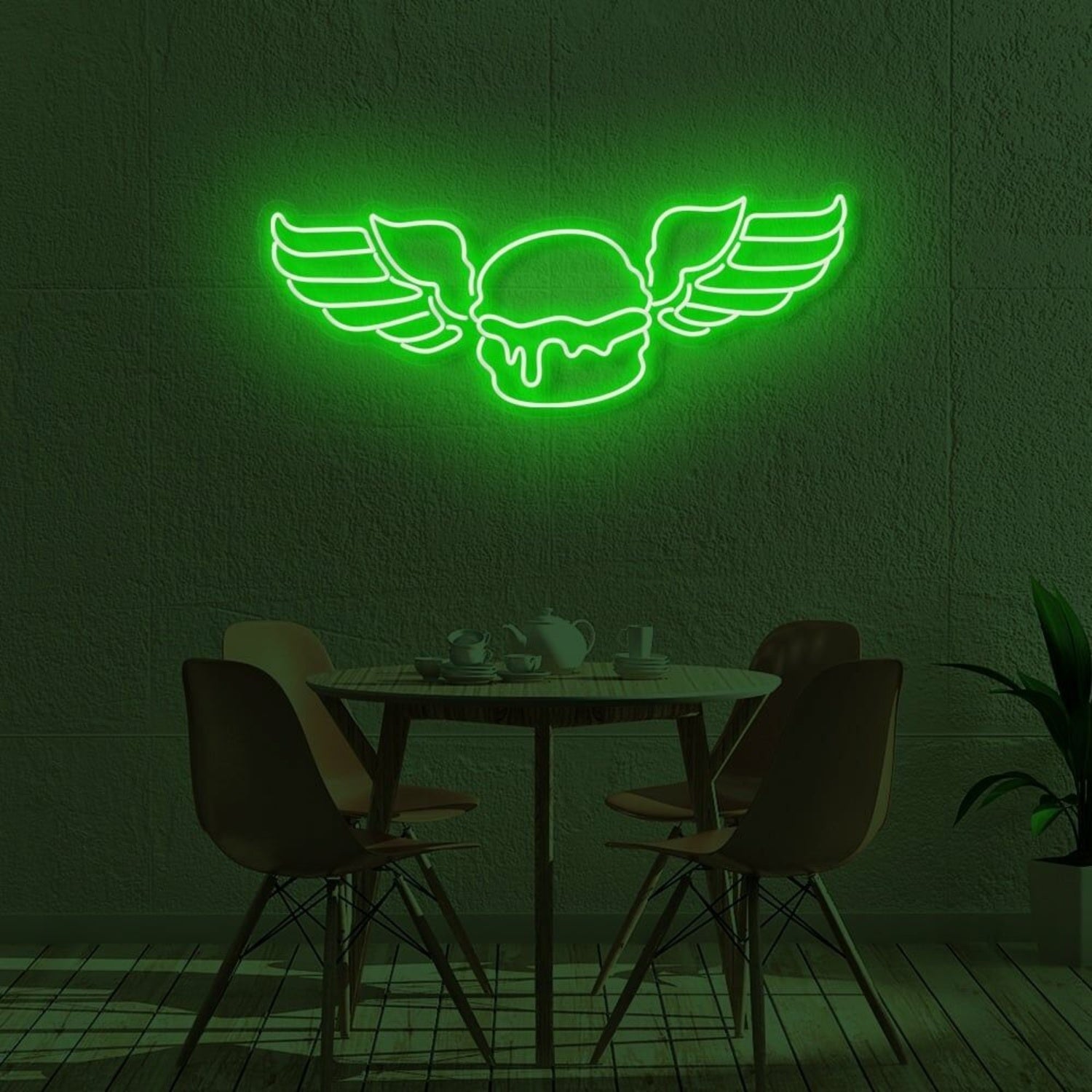 Burger Angel Led Sign | Shineneon