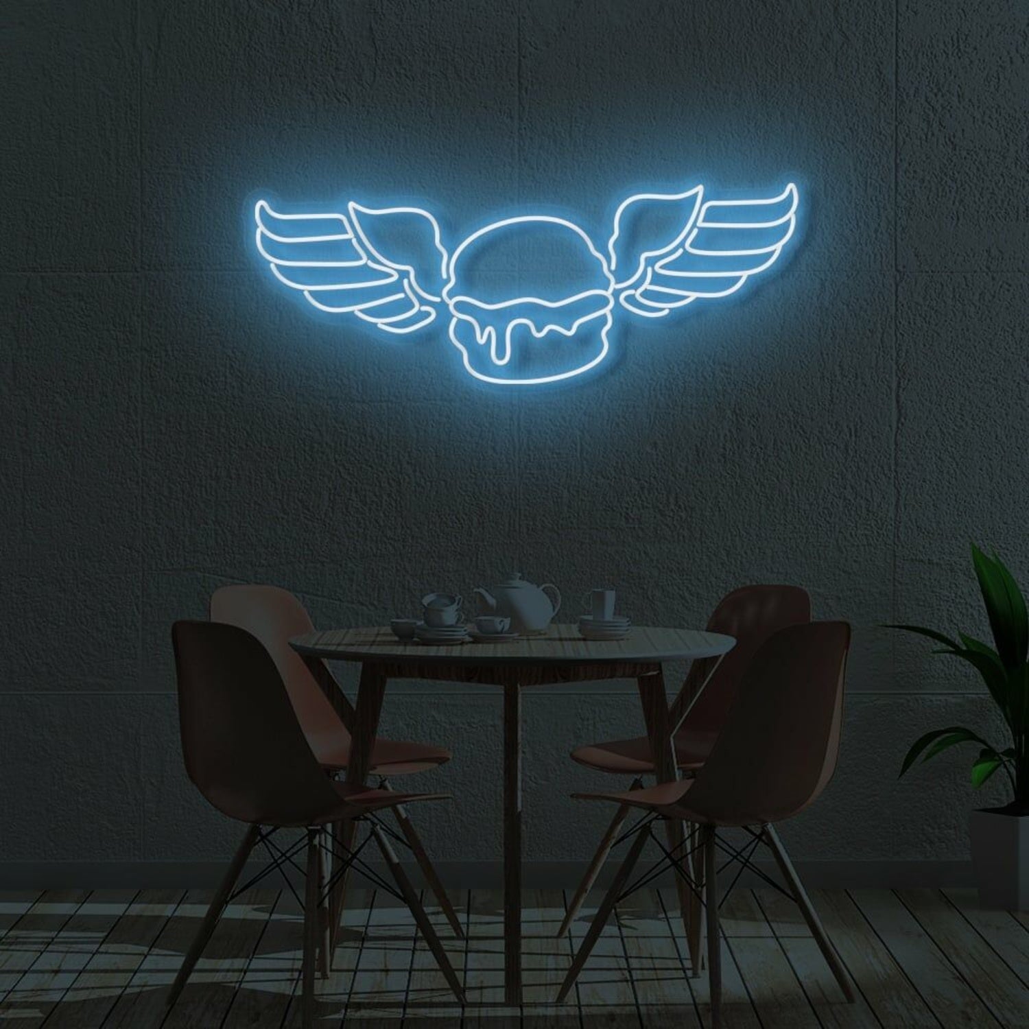 Burger Angel Led Sign | Shineneon