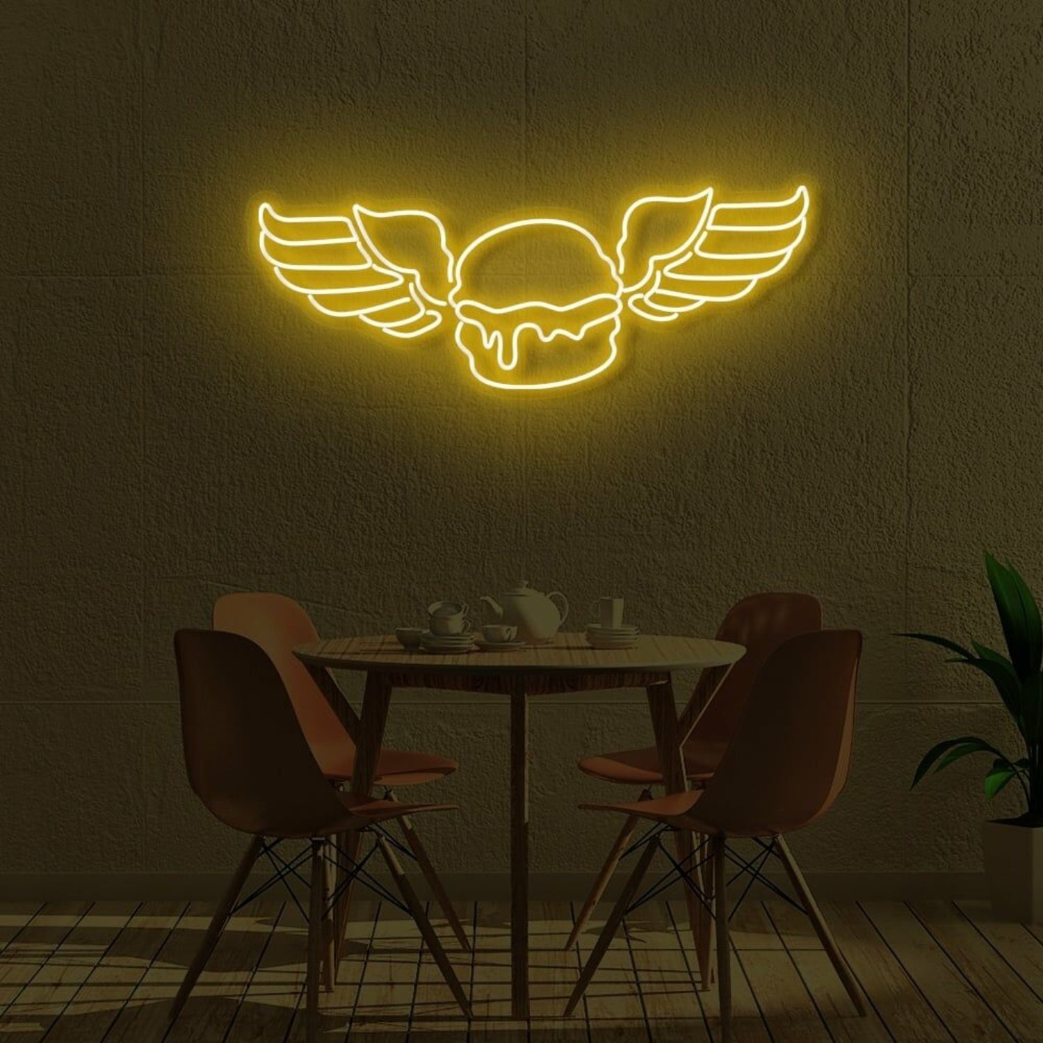 Burger Angel Led Sign | Shineneon
