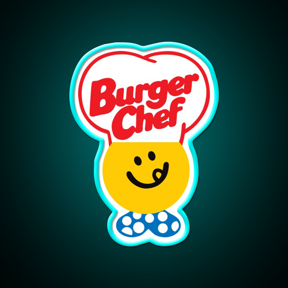 Burger Chef Defunct Chain Fast Food Led Neon Sign For Burger Place Rgb Color