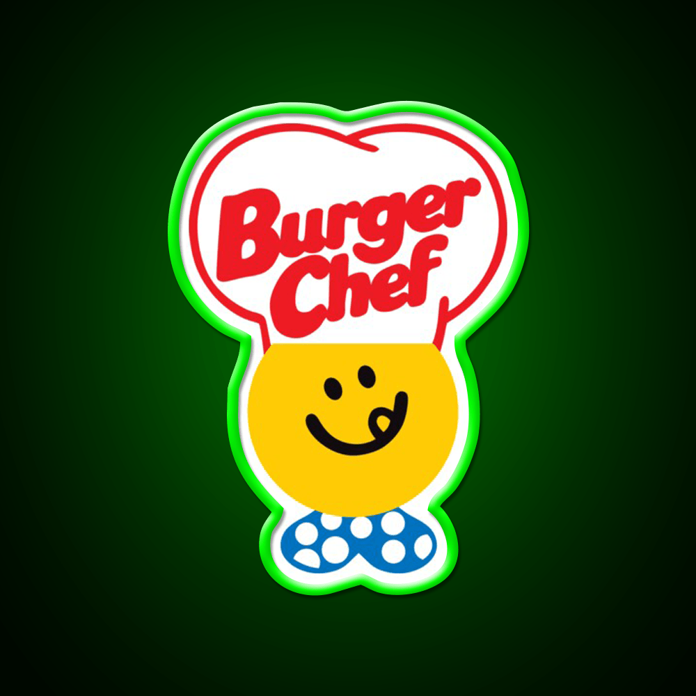 Burger Chef Defunct Chain Fast Food Led Neon Sign For Burger Place Rgb Color - Shineneon