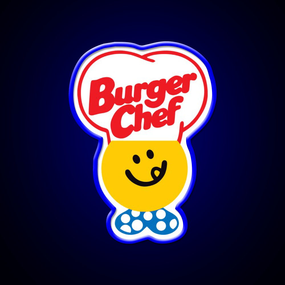 Burger Chef Defunct Chain Fast Food Led Neon Sign For Burger Place Rgb Color - Shineneon