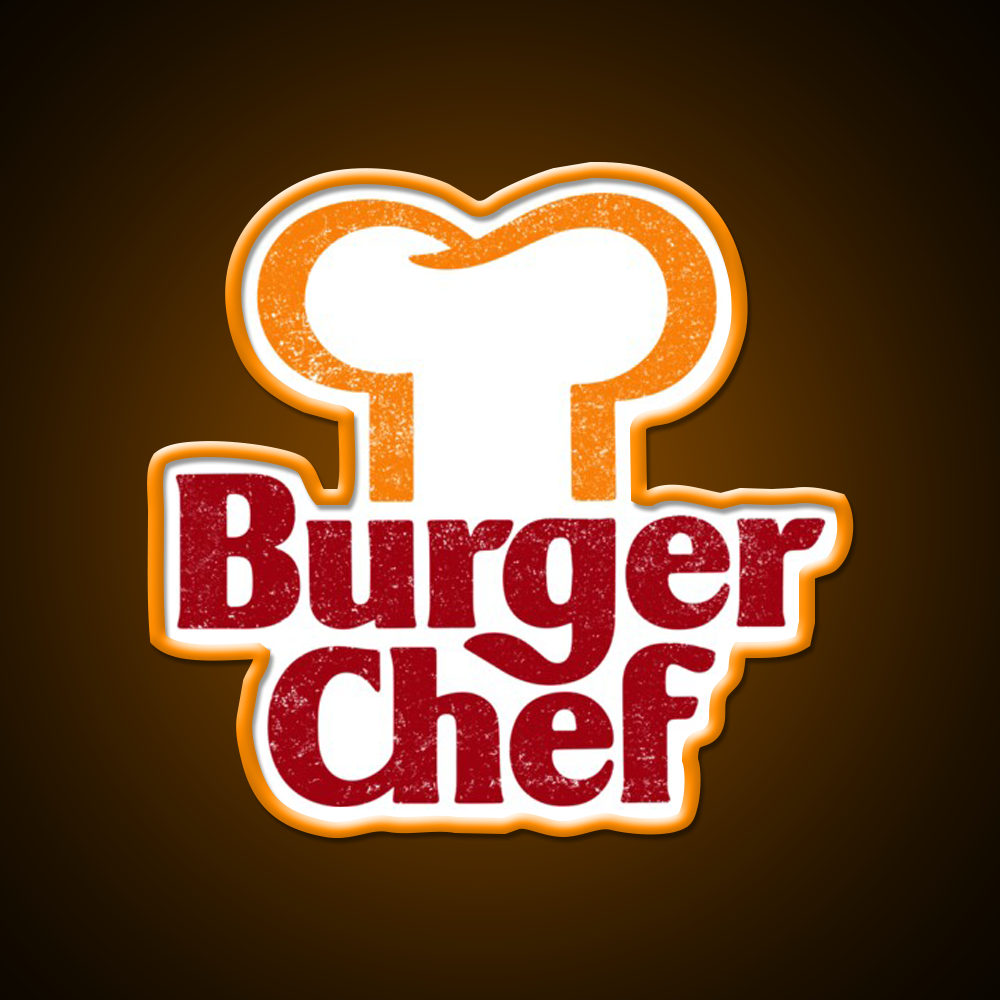 Burger Chef Fast Food Led Neon Sign For Burger Place Wall Art Rgb Color