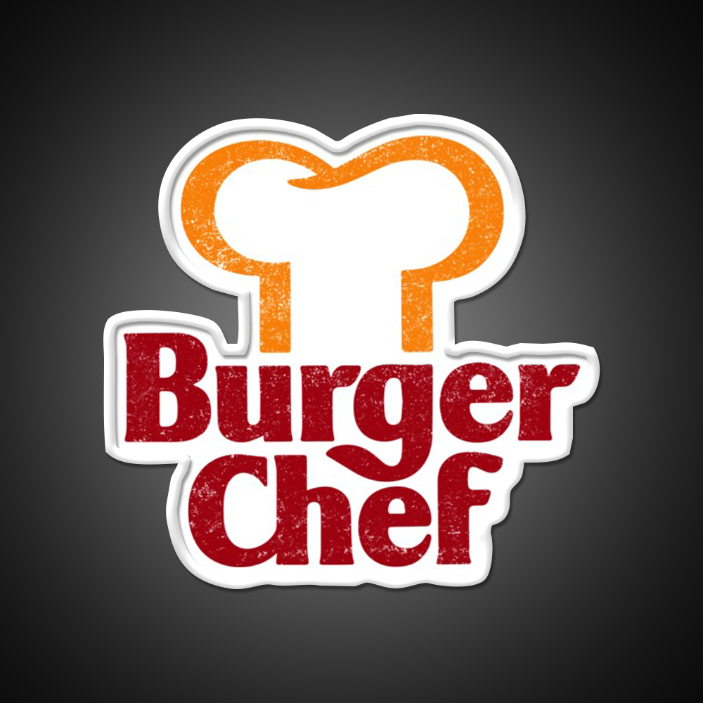 Burger Chef Fast Food Led Neon Sign For Burger Place Wall Art Rgb Color