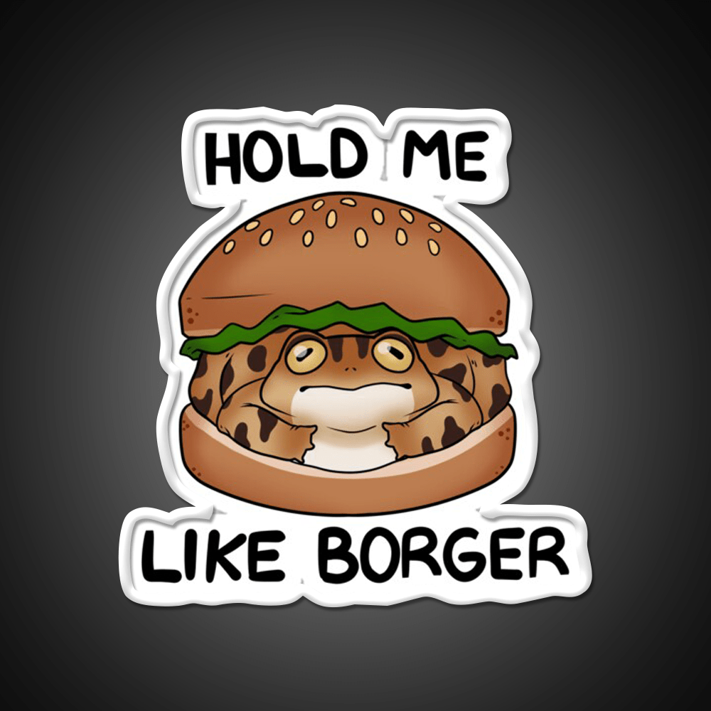 Burger Frog Fast Food Led Neon Sign For Burger Place Rgb Color - Shineneon
