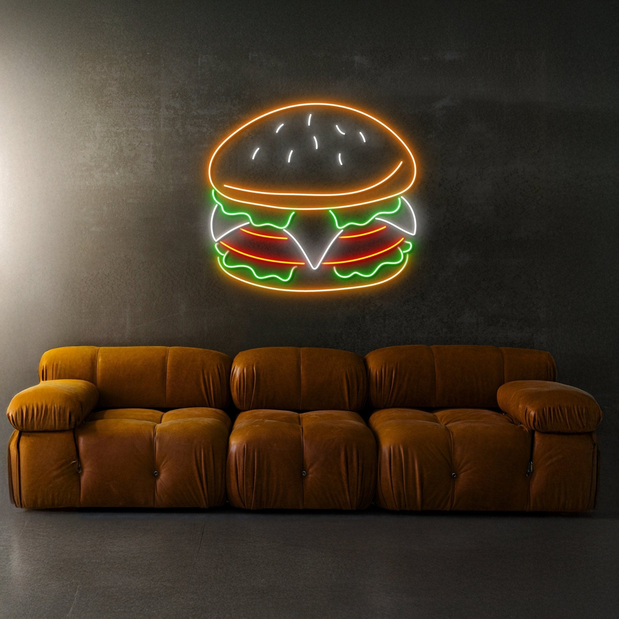 Burger Hamburger Neon Sign - Shineneon