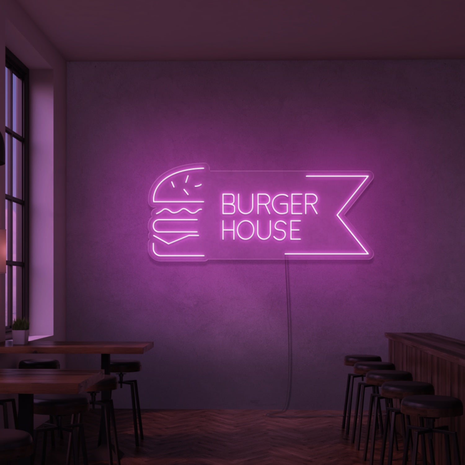 Burger House Neon Sign | Shineneon