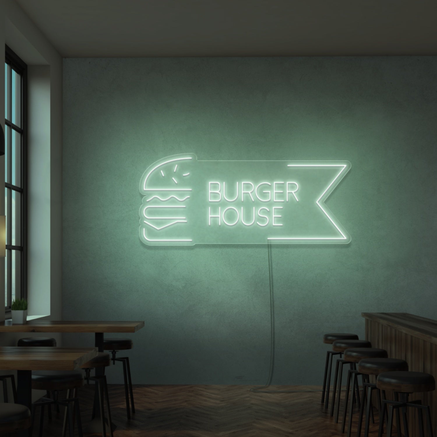 Burger House Neon Sign | Shineneon