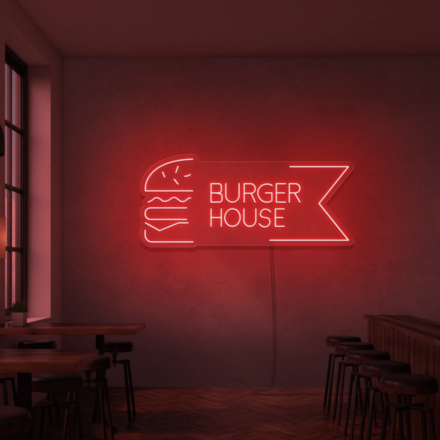 Burger House Neon Sign | Shineneon