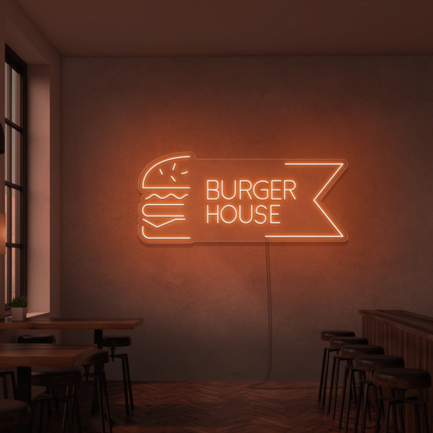 Burger House Neon Sign | Shineneon