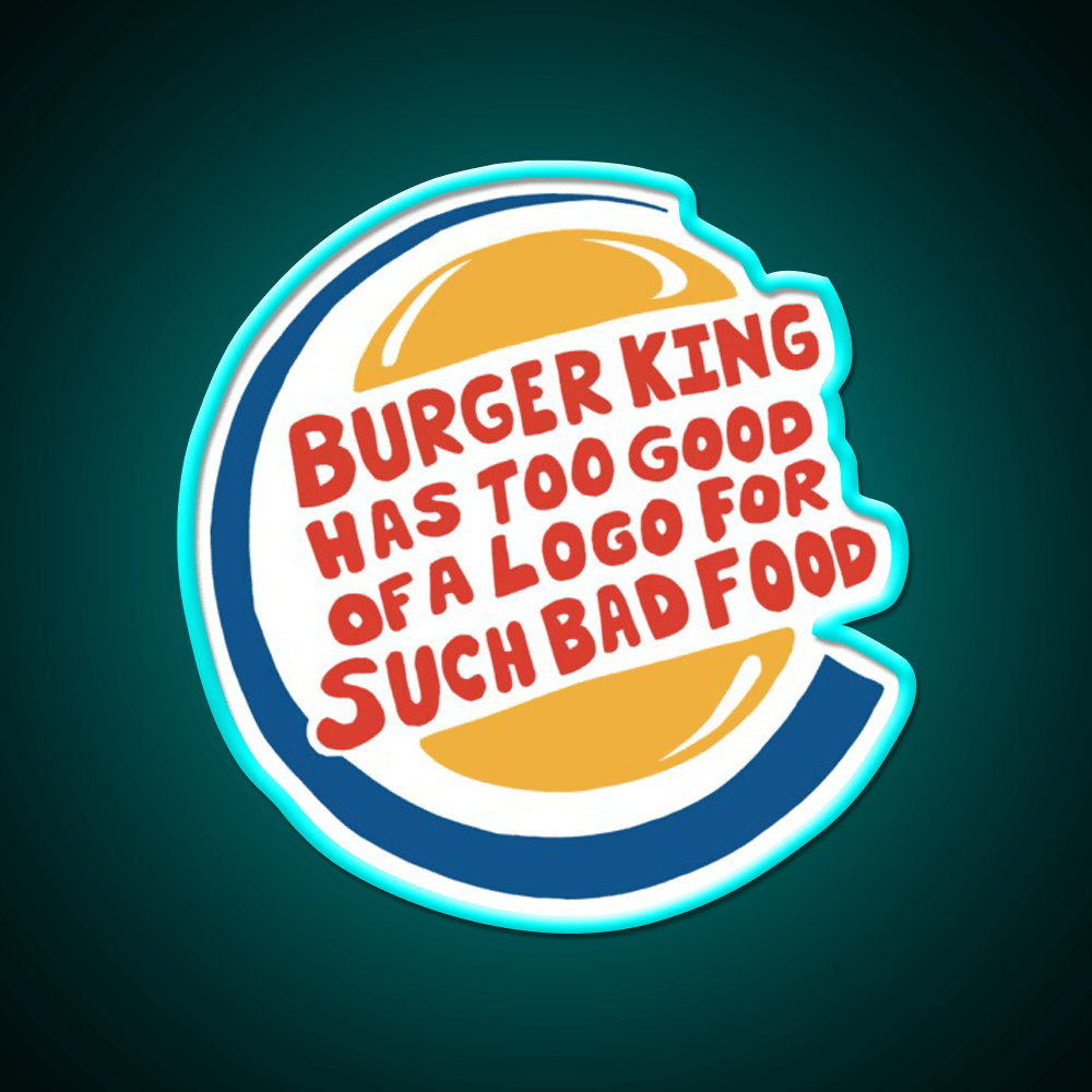 Burger King Fast Food Led Neon Sign For Burger Place Rgb Color - Shineneon