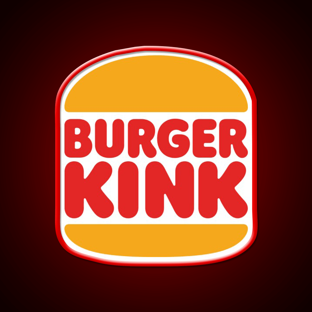 Burger Kink Meme Fast Food Led Neon Sign For Burger Place Rgb Color - Shineneon