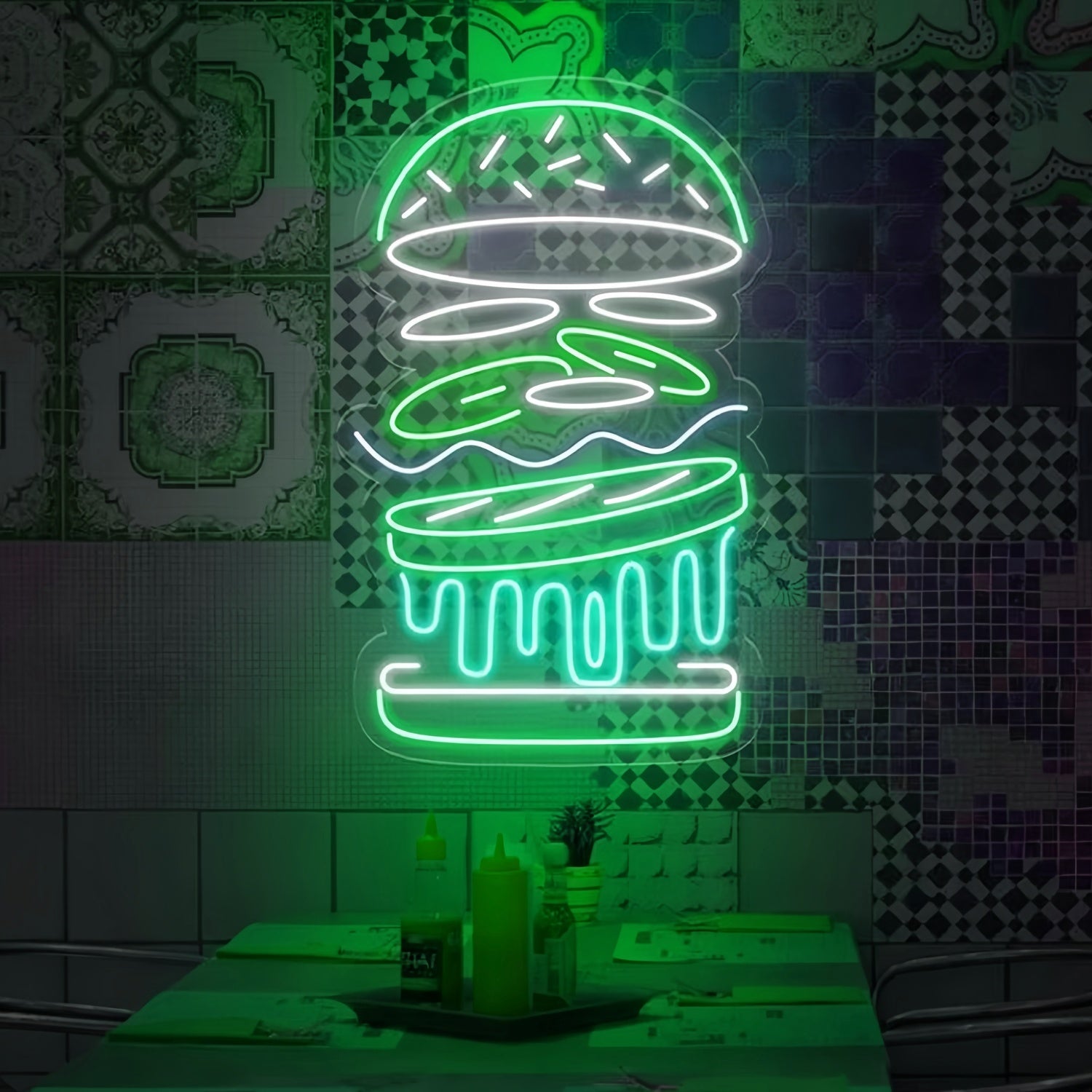 Burger Light Up Your Space With Neon Flavor | Shineneon