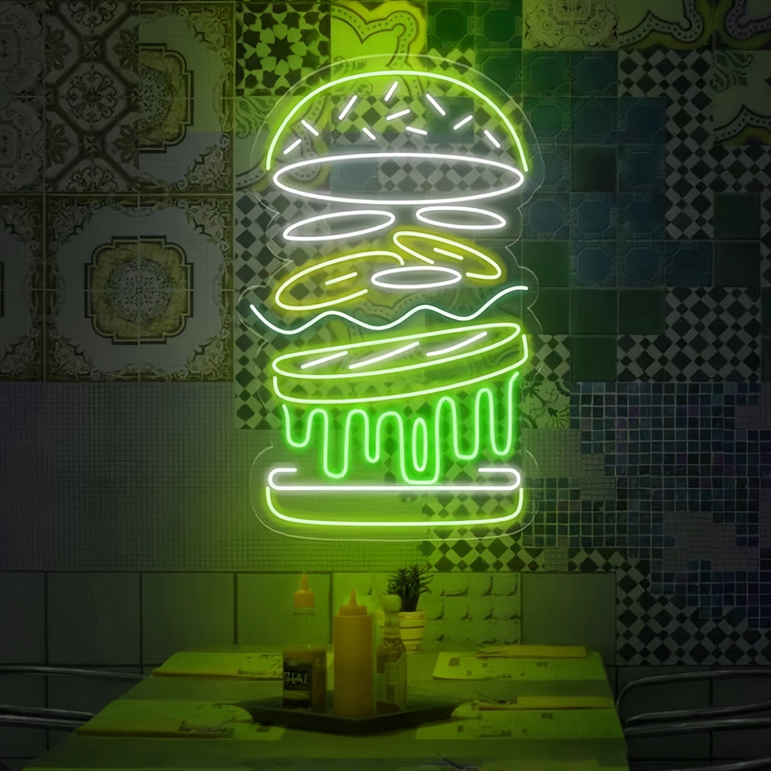 Burger Light Up Your Space With Neon Flavor | Shineneon