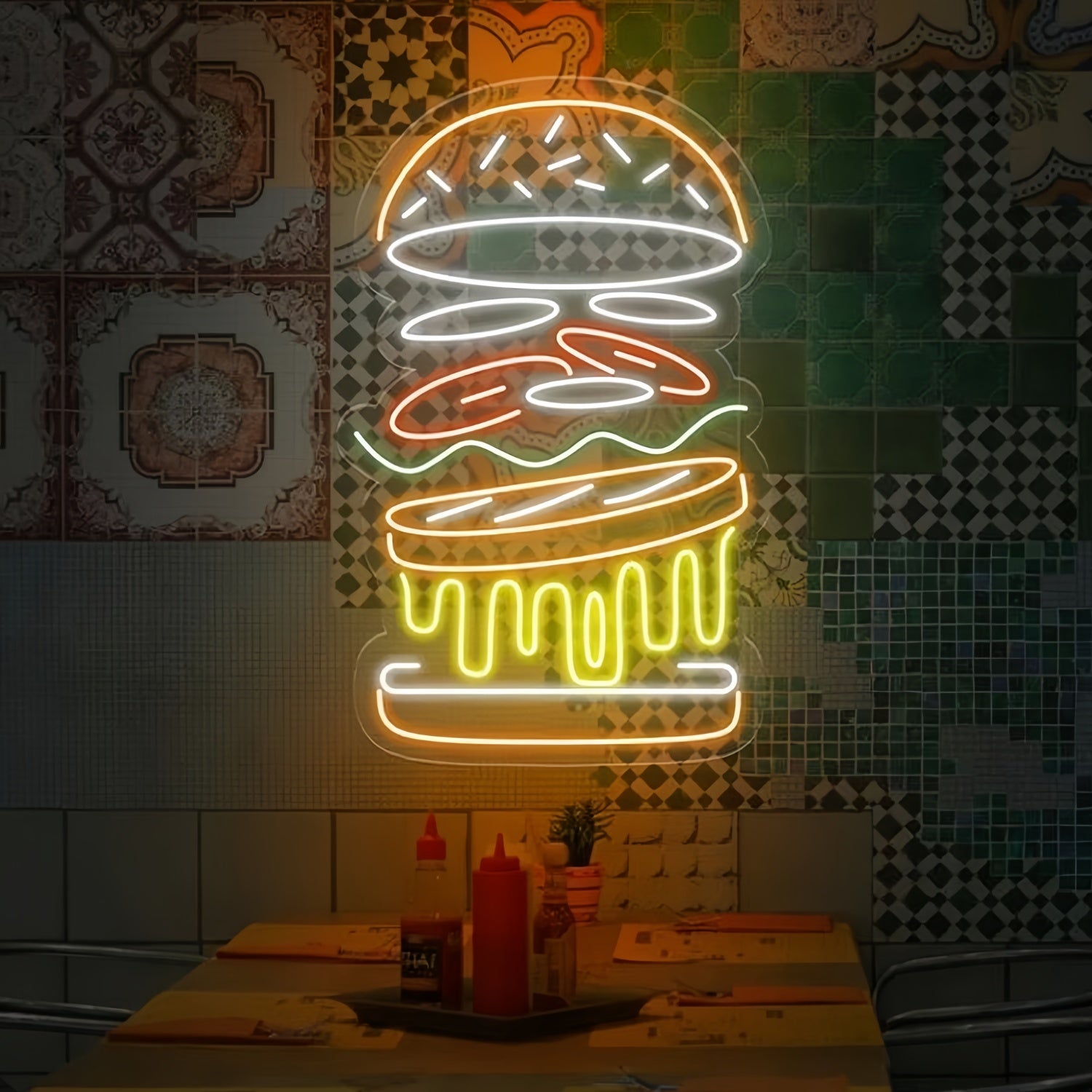 Burger Light Up Your Space With Neon Flavor | Shineneon