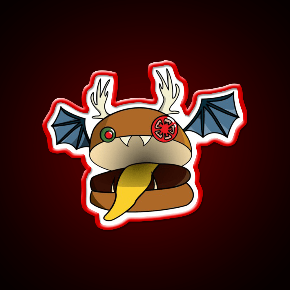 Burger Mimic Fast Food Led Neon Sign For Burger Place Rgb Color - Shineneon