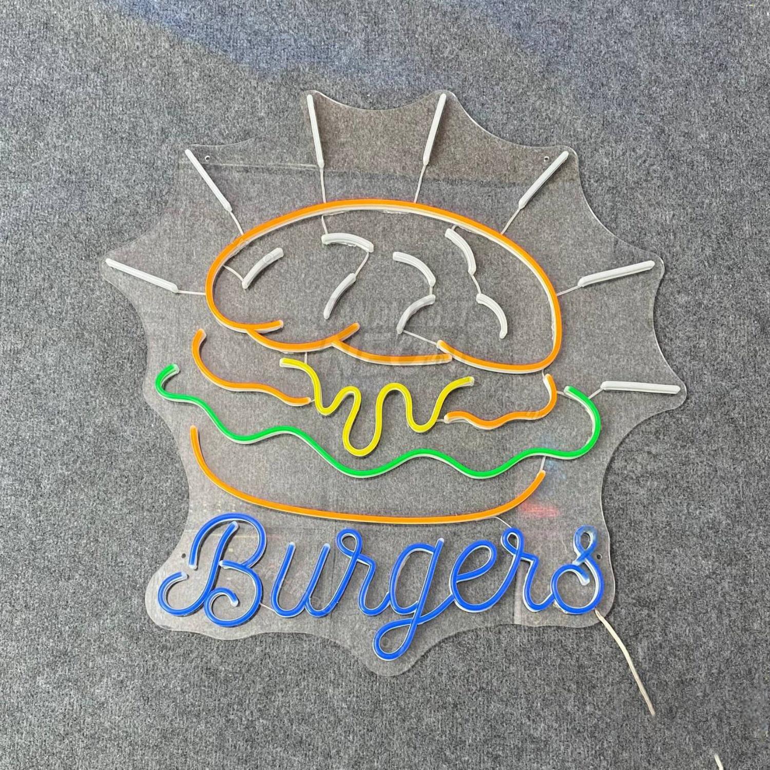 Burger Welcome Neon Wall Sign | Shineneon