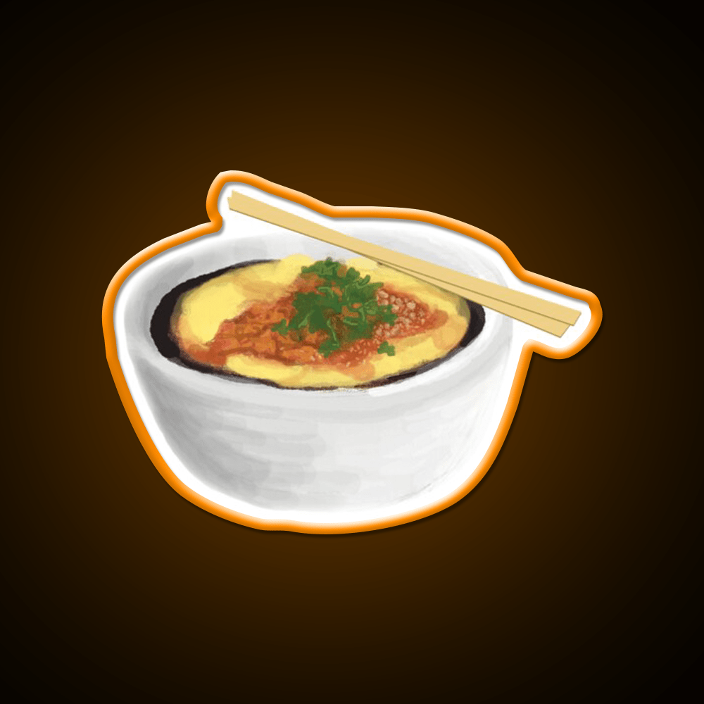 Burmese Food Tofu Nway Snack Food Led Neon Sign Rgb Color - Shineneon