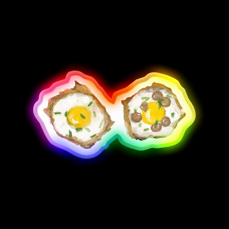 Burmese Snack Mote Lin Maya Snack Food Led Neon Sign Rgb Color - LED neon sign close-up detail