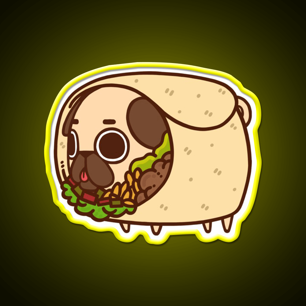 Burrito Puglie Fast Food Led Neon Sign For Burger Place Rgb Color - Shineneon