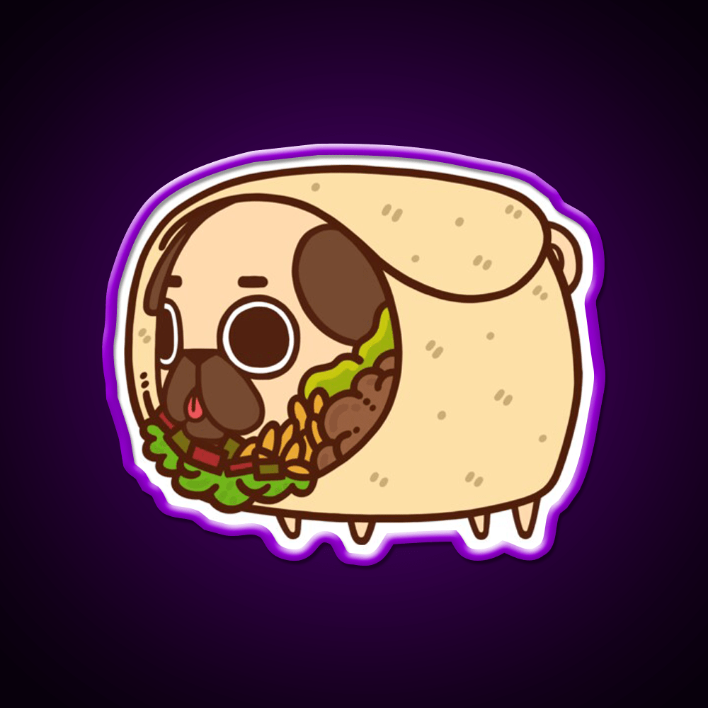 Burrito Puglie Fast Food Led Neon Sign For Burger Place Rgb Color - Shineneon