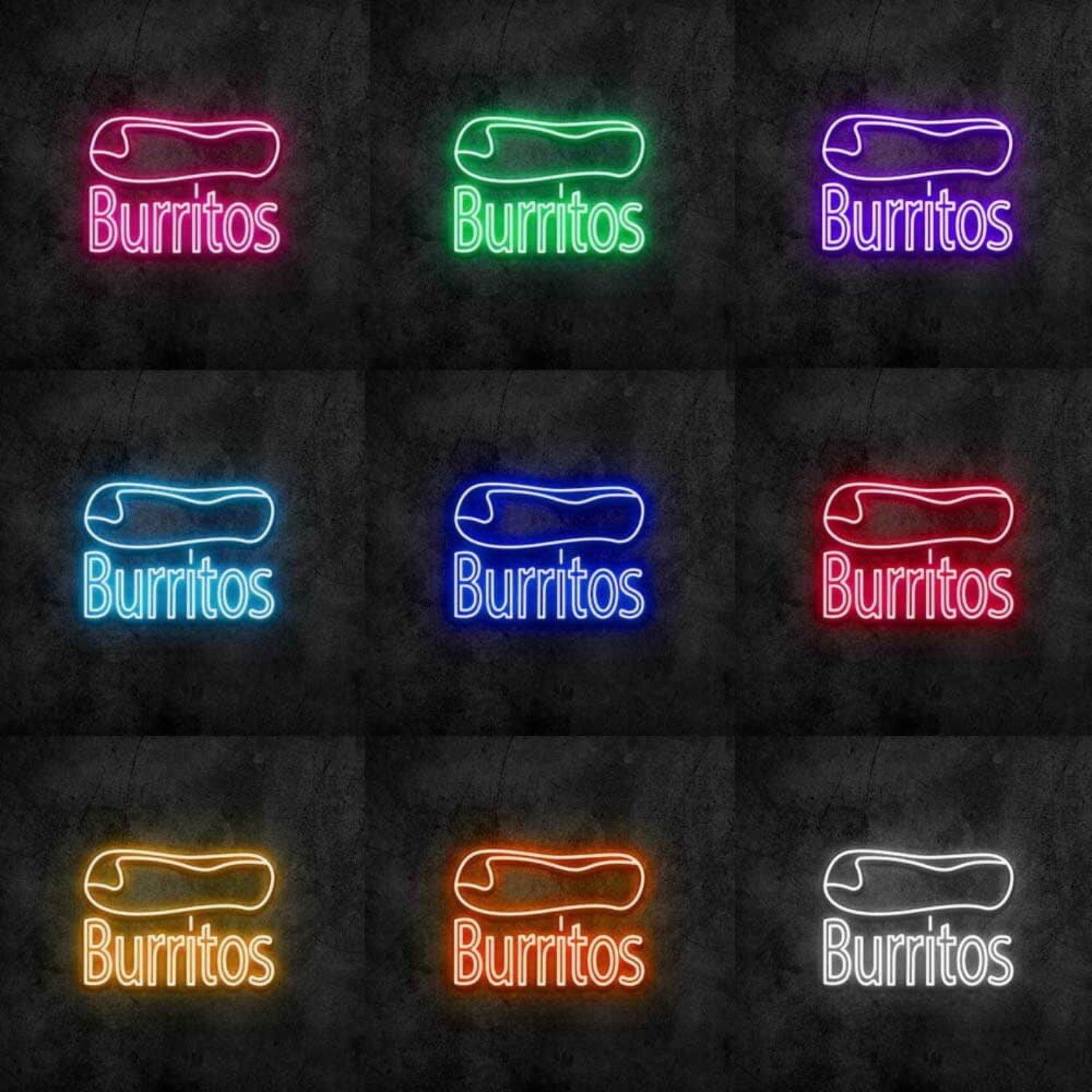 Burritos Neon Sign | Shineneon