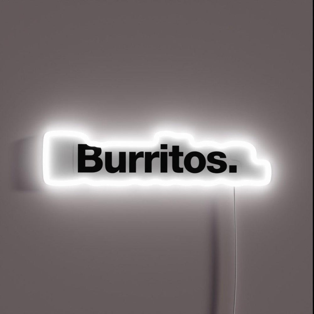 Burritos Rgb Led Neon Sign - Shineneon