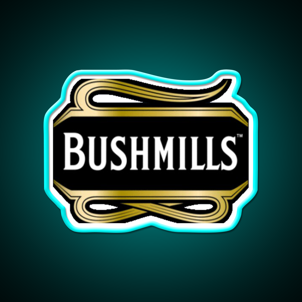 Bushmills Whiskey Drink Bar Led Neon Sign Rgb Color