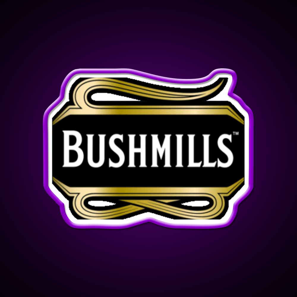 Bushmills Whiskey Drink Bar Led Neon Sign Rgb Color