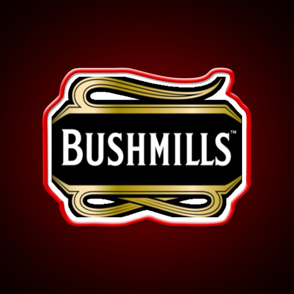 Bushmills Whiskey Drink Bar Led Neon Sign Rgb Color